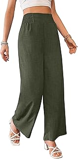 vogaan Trousers for Women | Women's Loose Fit Trousers | Women's High-Waisted Wide Leg Pant | Women Trousers Pants | Korean Trousers for Holiday-picture-53