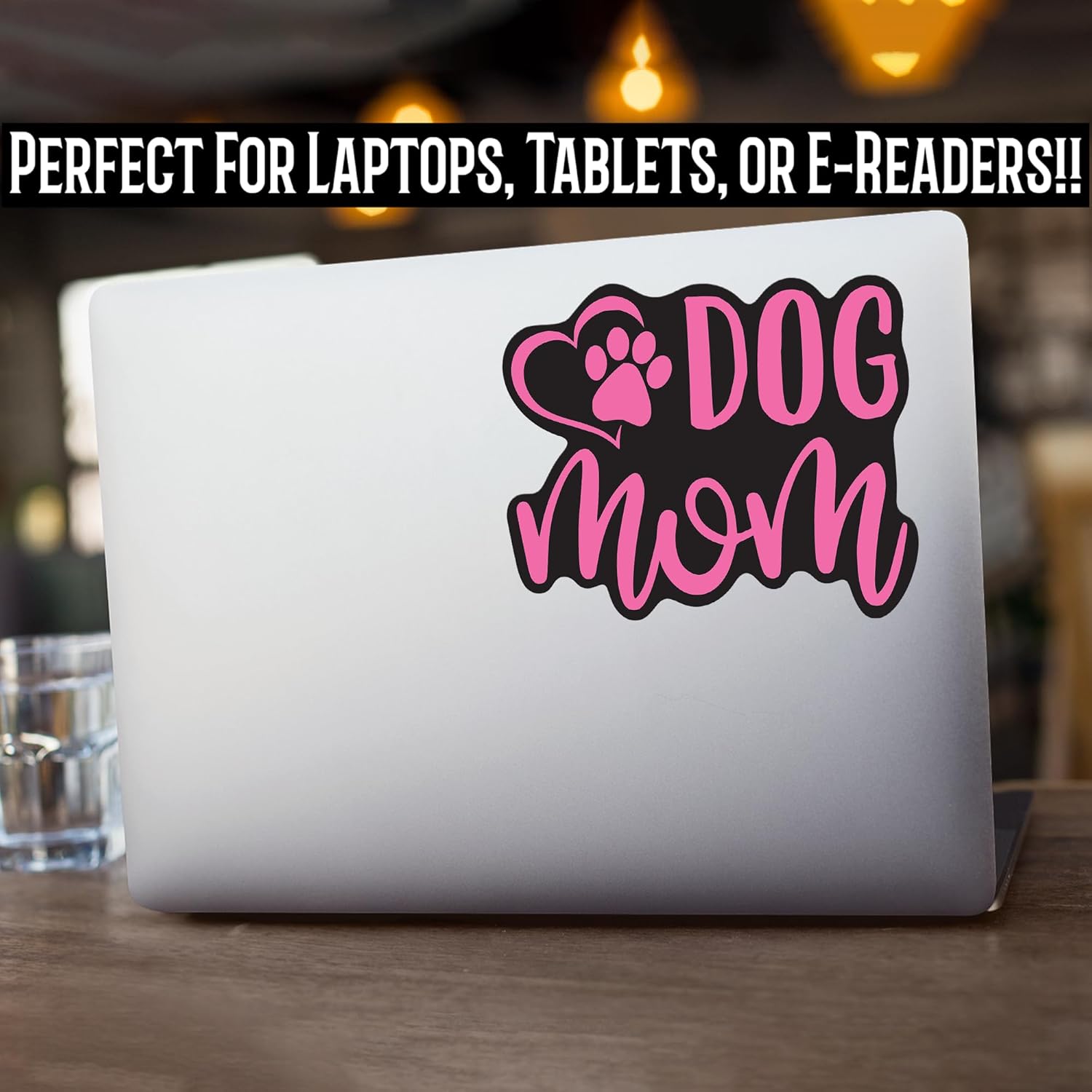 Dog Mom Paw Heart Vinyl Decal Sticker | Cars Trucks Vans SUVs Walls Cups Laptops | 5 Inch (Pink) - Image 5