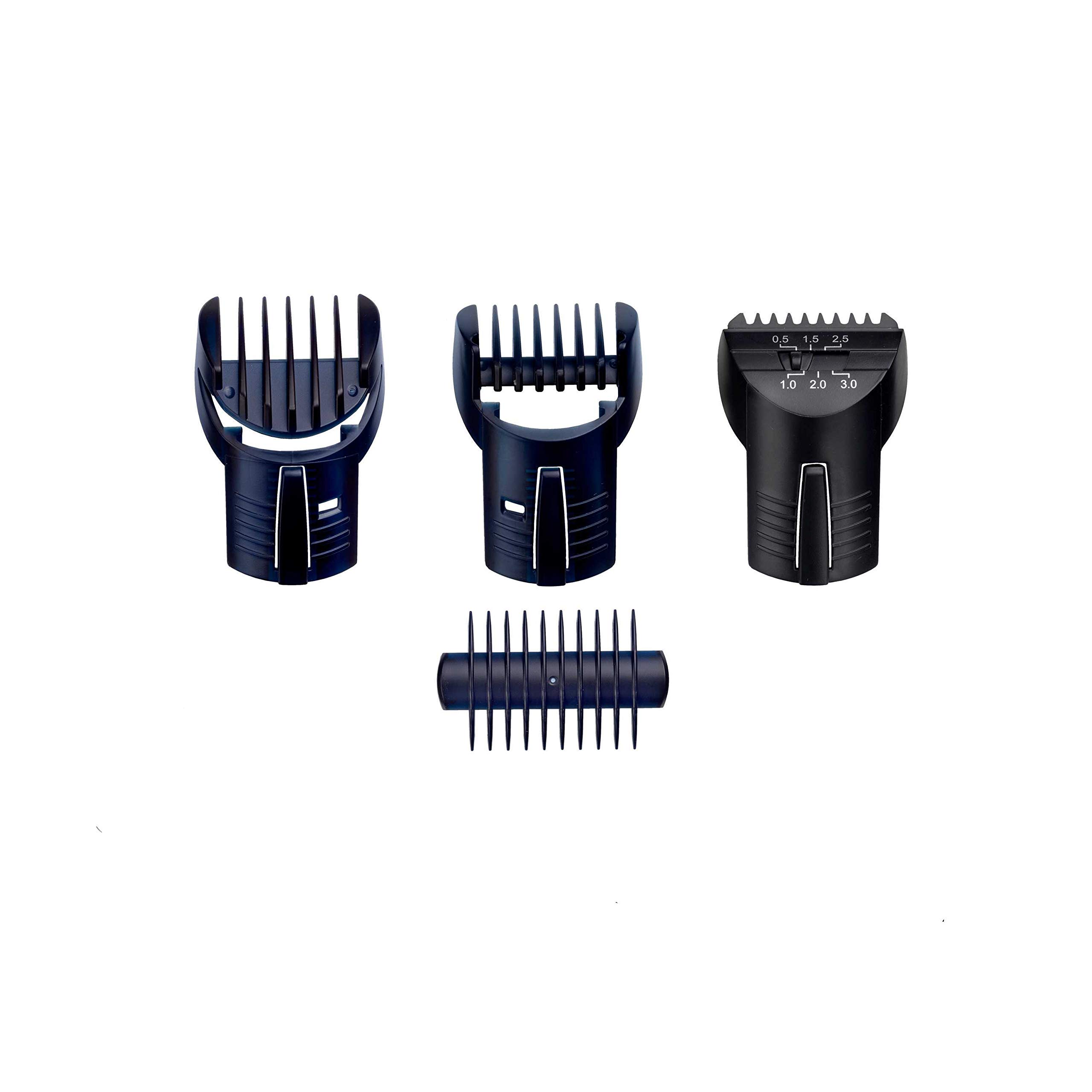 BaByliss X-10 Barttrimmer Grooming Kit für Männer - Vielseitig einsetzbar, W-Tech Klingen für Trimmen von Kopf-, Bart- und Körperhaar, Grau/Schwarz, E837E