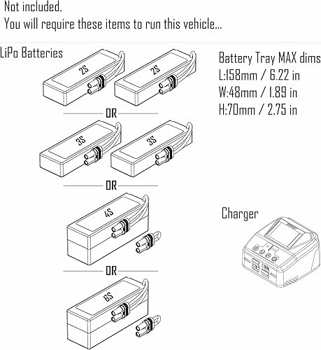 Miniatura 2 de ARRMA Camión RC Big Rock 6S 4WD BLX 17 Monster Truck RTR (batería y cargador no incluidos) blanco, ARA7612T3