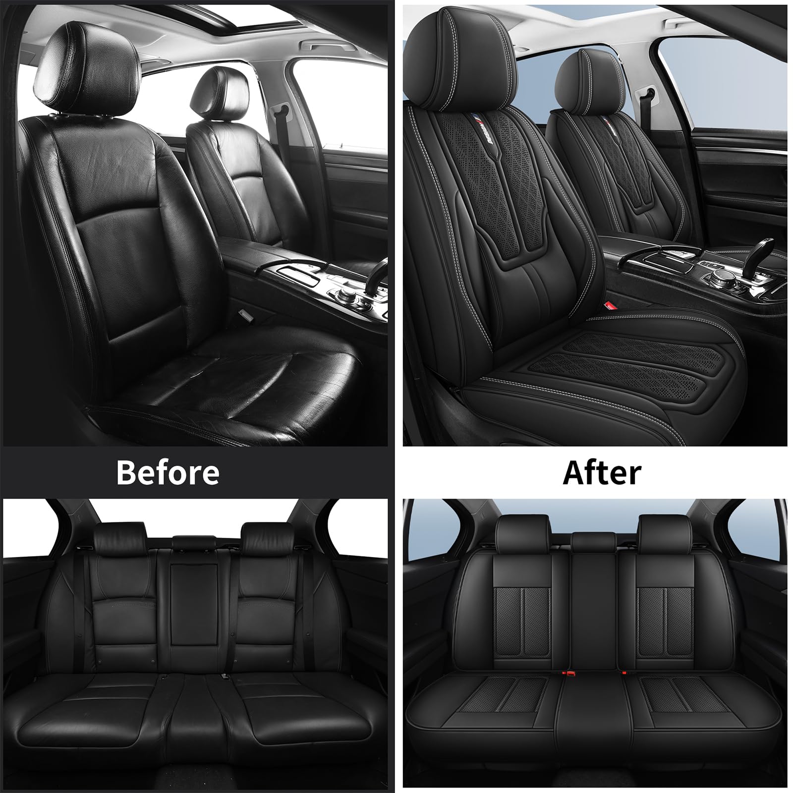 Coprisedili universali per auto, in nappa, adatti per Dodge Journey Nitro Ram 1500, Kaliber, Ladegerät, Challenger Aveng