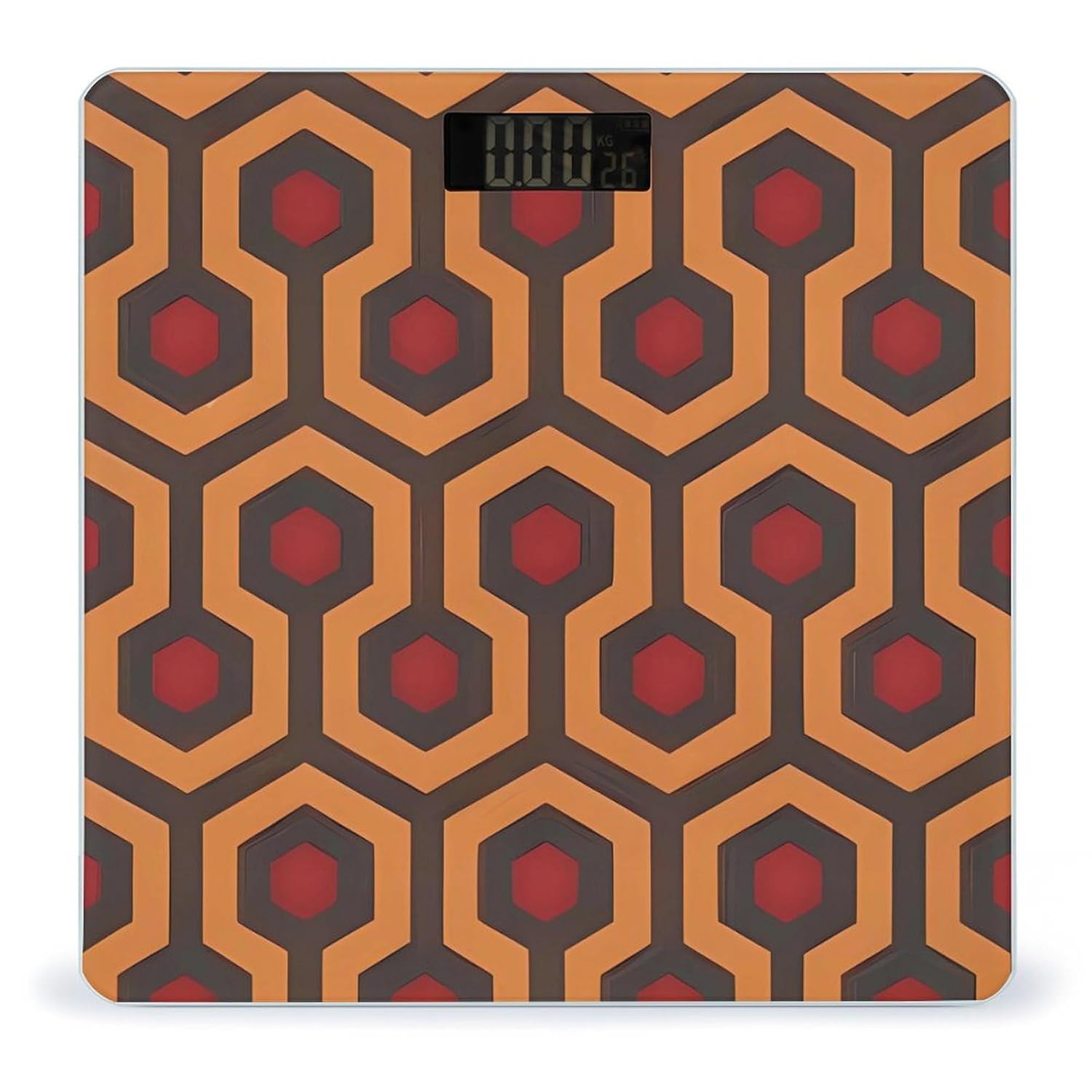 Weight Scale, Shining Overlook Print Digital Scale Bathroom Scale LCD Display Scale Body Weight Scale Portable Scale, style