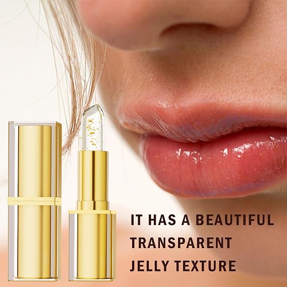 Sulily Color Changing Lipstick, pH Skin-Adaptive Lipstick, Clear Lip stick That Changes Color, Ph Lip stick Color Changing Long Lasting & Moisturizing Lip Gloss for Lip Balm, Birthday Gifts for Women