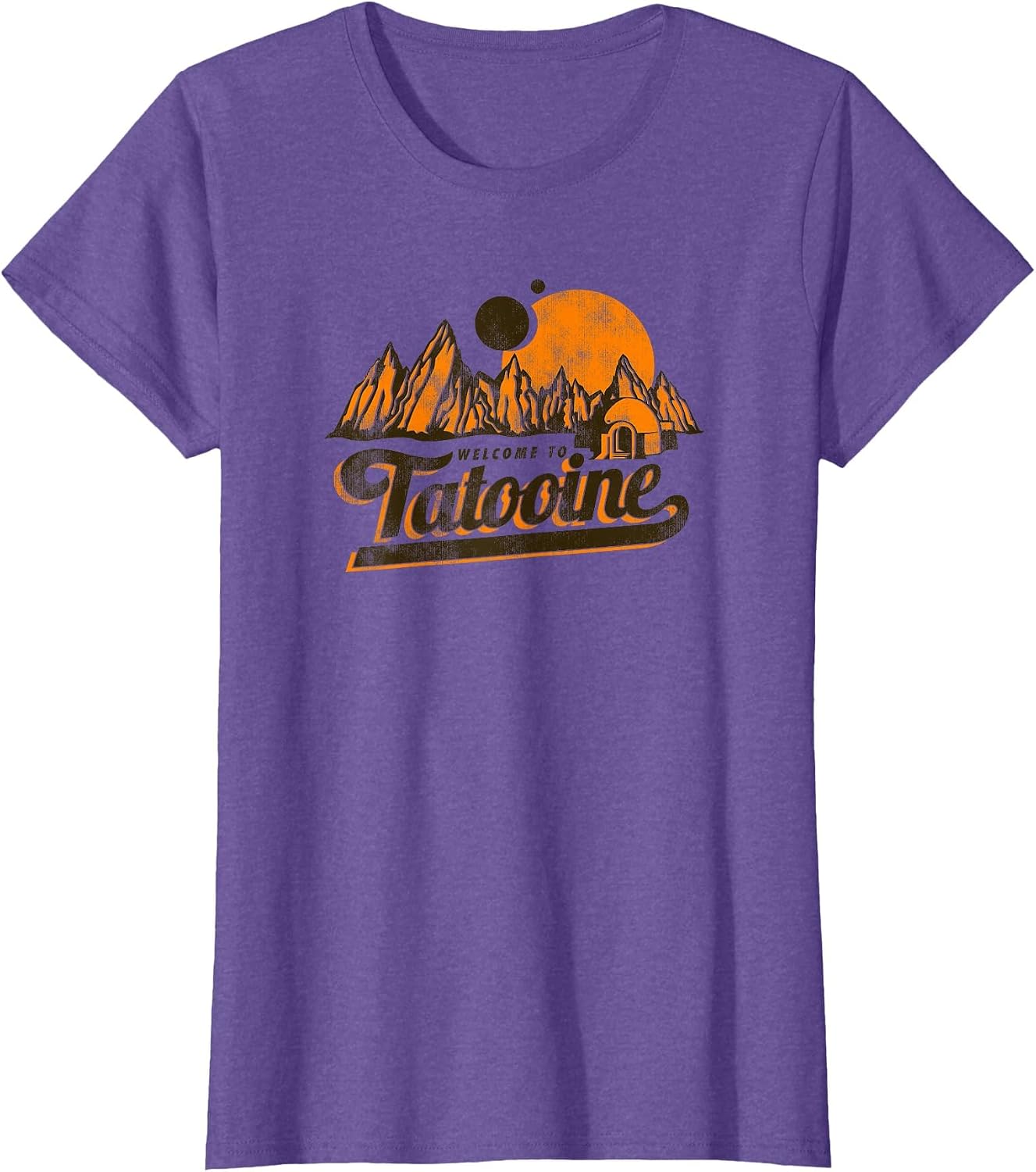 Star Wars Classic Welcome To Tatooine Landscape Distressed T-Shirt image 4