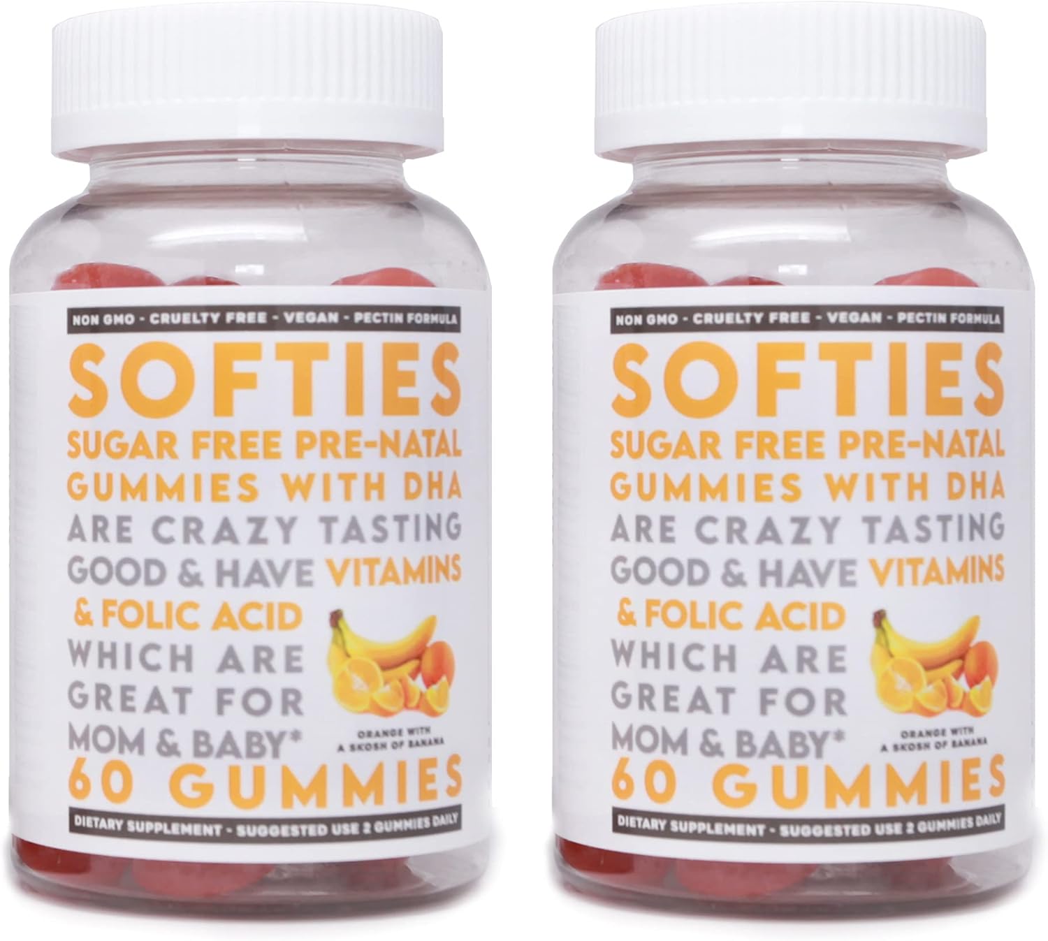 Softies Gummies Sugar Free Prenatal Vitamin with DHA