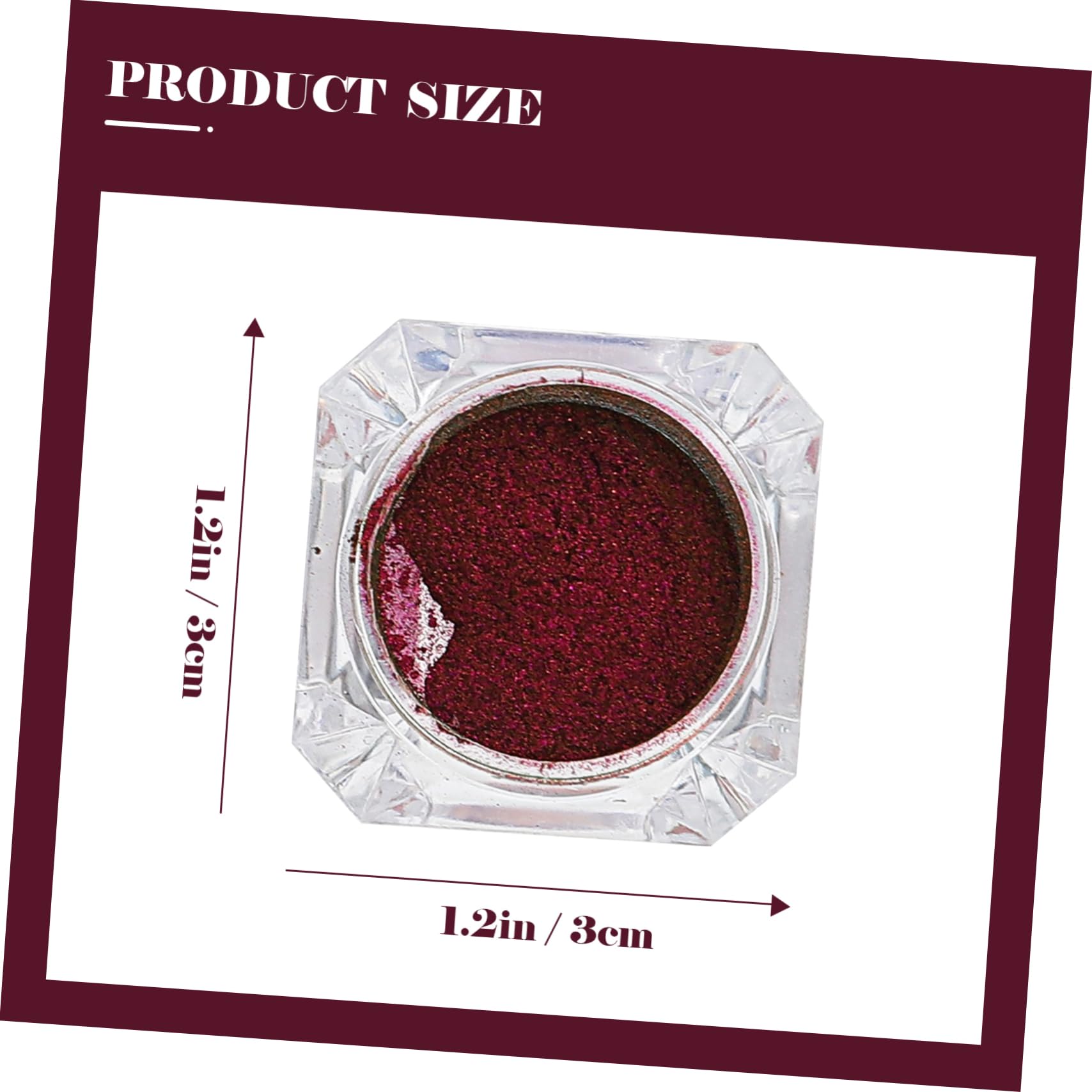 HOMSFOU 4 Pcs DIY Nail Art Changing Pigment Epoxy Resin Pigments for Crafts Manicures