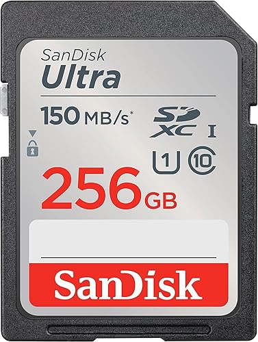 Miniatura 3 de SanDisk - Tarjeta de memoria SDXC Ultra de 256 GB, funciona con cámara digital Canon EOS Rebel T7, Rebel T6, 77D (SDSDUNC-256G-GN6IN) con lector de