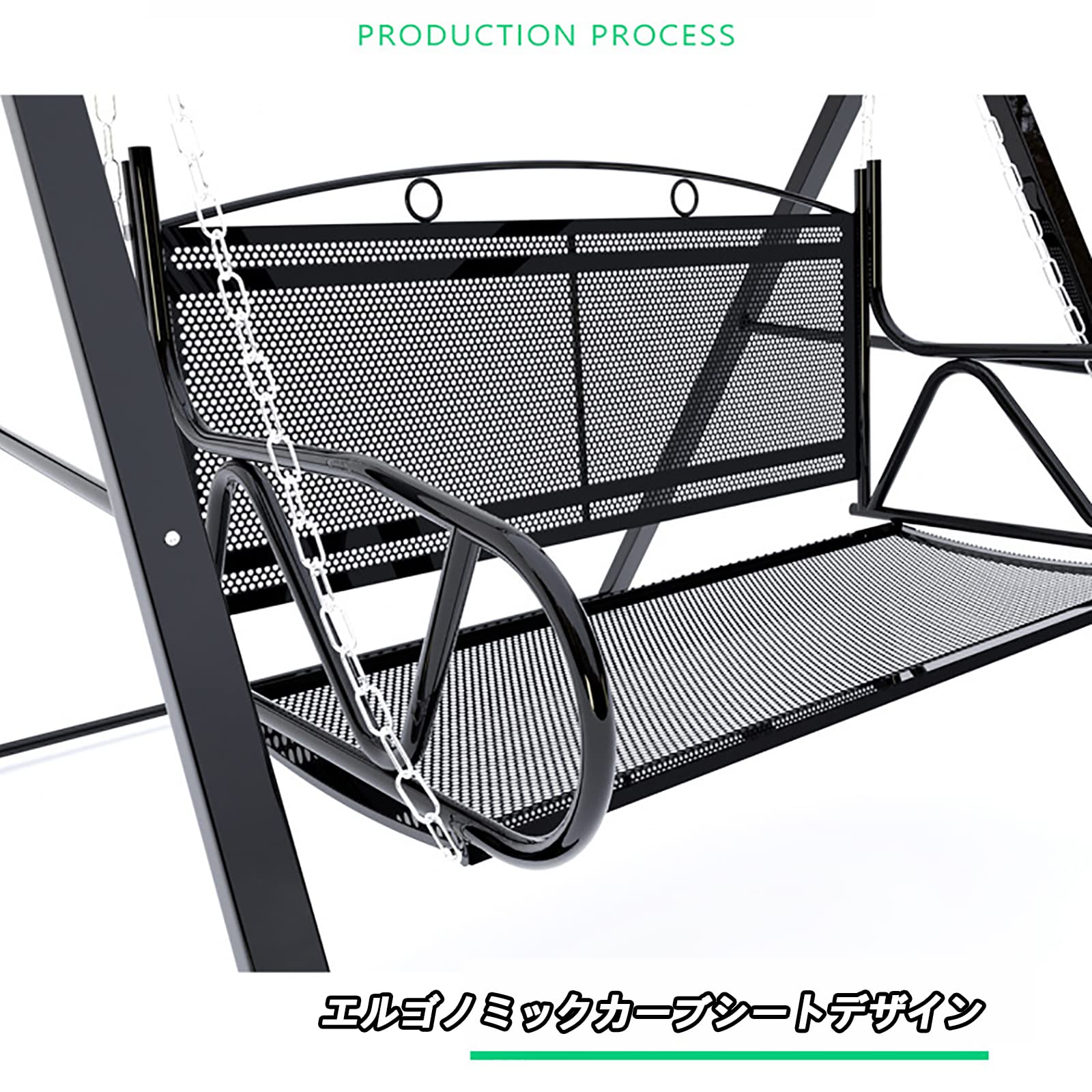 ブランコ 屋外 二人乗り 大人用 子供 おしゃれ フレーム 2人用パティオスイングチェア アイアンスイングロッキングチェア 屋外/室内 ガーデンスイン Amazon.co.jp: ブランコ 屋外 二人乗り 大人用 子供 おしゃれ フレーム