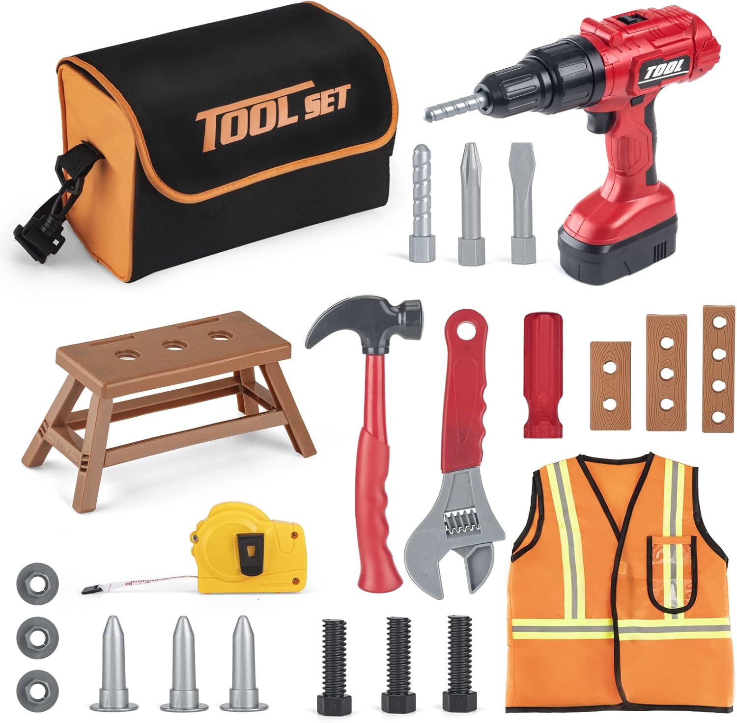 24PSkids tool set Children's electric drill toys kids