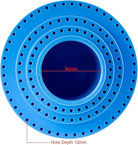 Miniatura 3 de DZQ Soporte giratorio de 116 agujeros, soporte de herramientas giratorio de 18 pulgadas de diámetro, soporte para taladro de mandril giratorio de