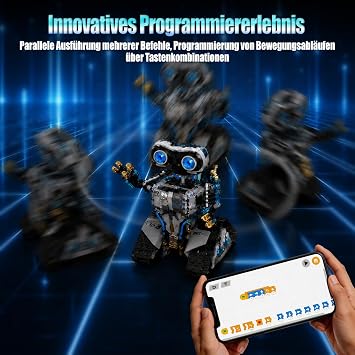 PENGBU RC 2 in 1 Spaceship Robot Building Blocks with Remote Control and