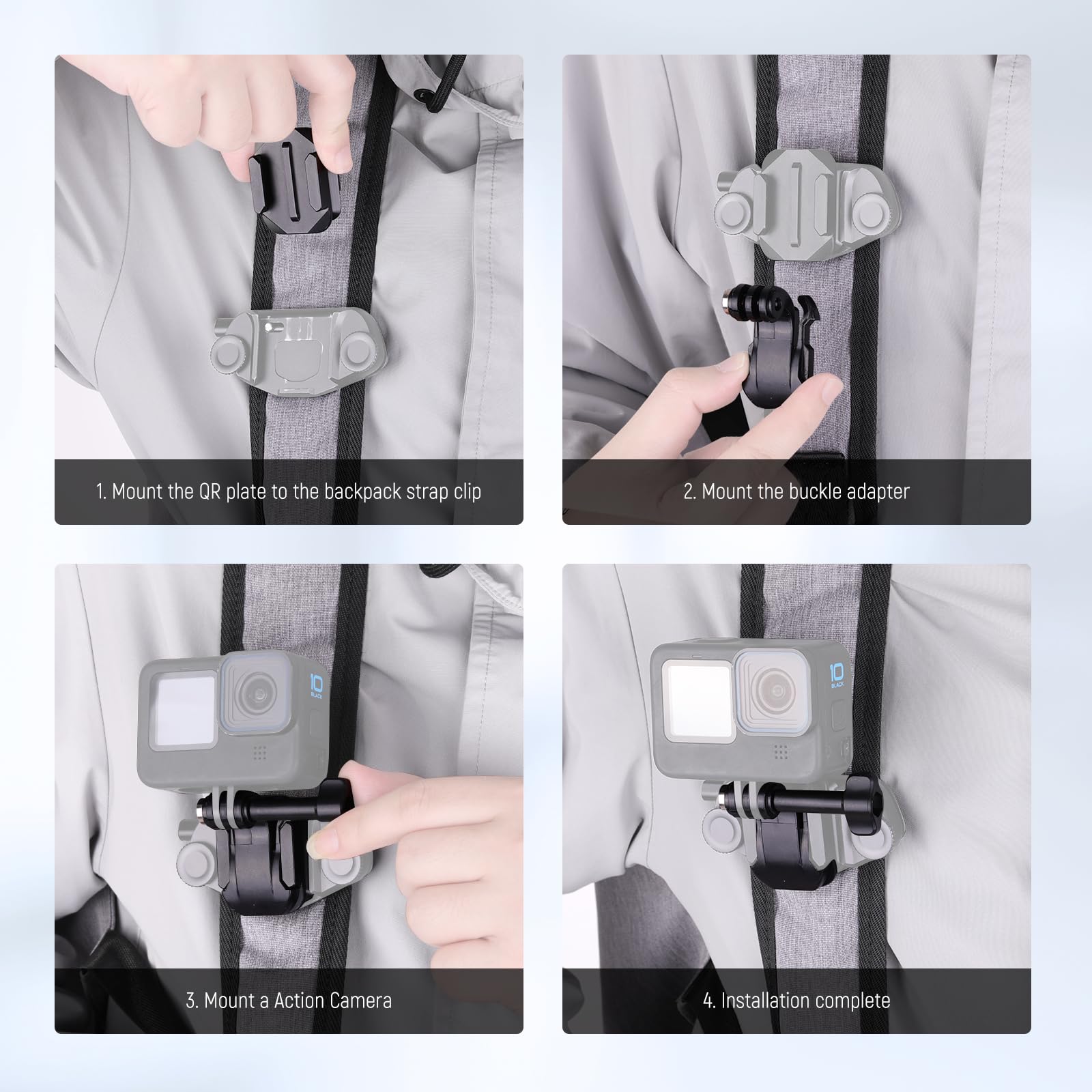 NEEWER Draagtas voor actiecamera en accessoires, spatwaterdichte
