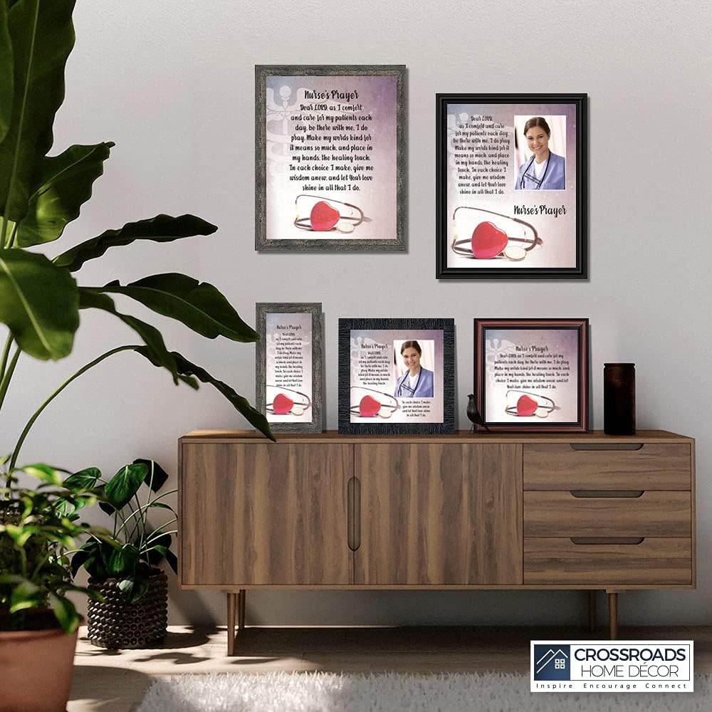 Crossroads Home Décor Nurse Gifts for Women - Nurse Graduation Gift Picture Frame, 6797B