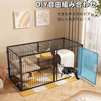 ペットケージ 犬 猫 ケージ ゲージ ペットサークル Amazon | ペットケージ ペットサークル ペットフェンス 猫