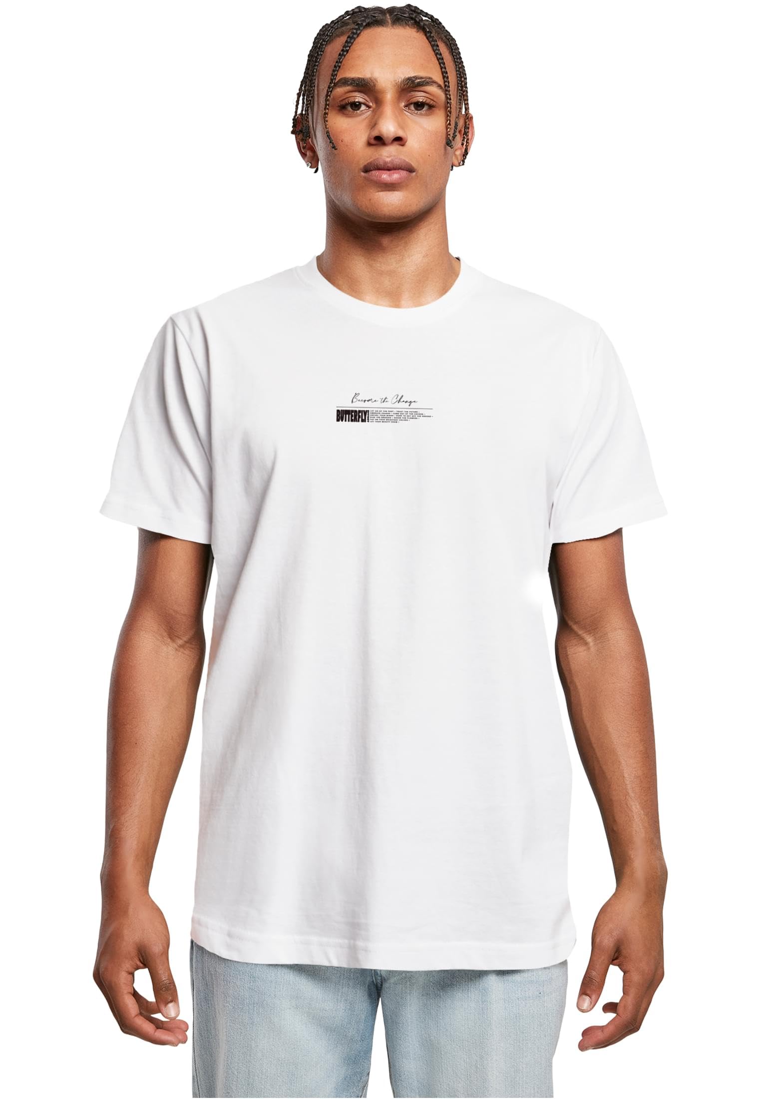 Mister Tee Herren Become the Change Butterfly 2.0 Tee