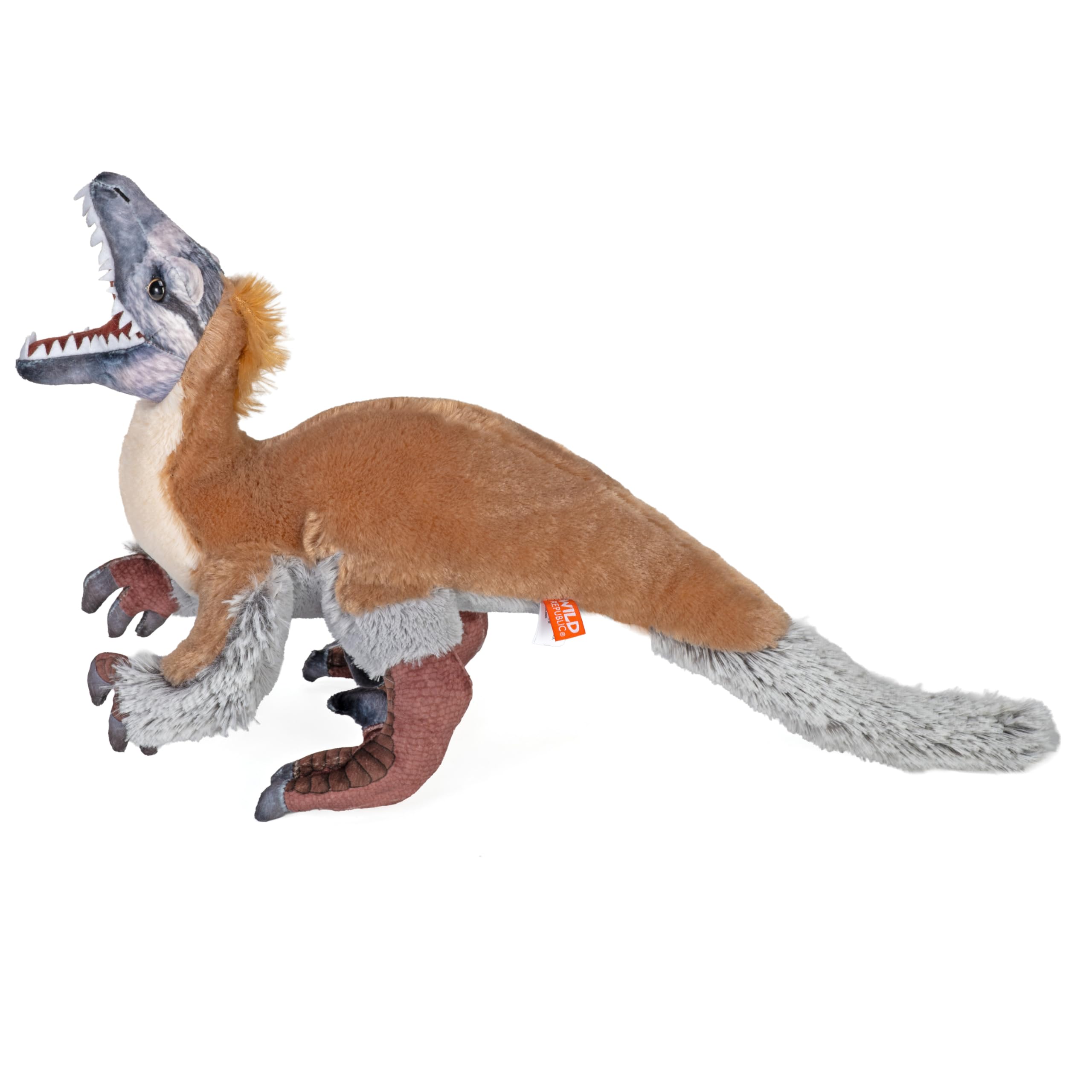 Everything Dinosaur Artist Dino Velociraptor Soft Toy