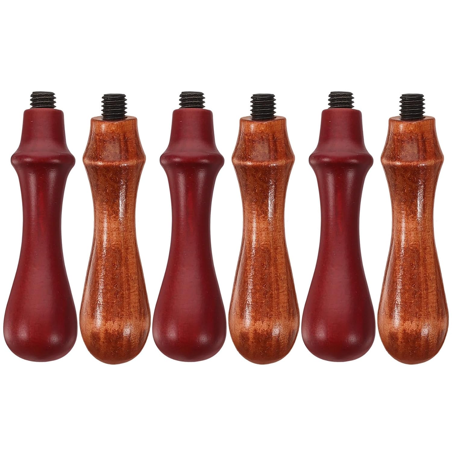Wood Wax Seal Stamp Handle Replacement Chic Look 6pcs Easy to Install and Remove for DIY Crafts for Wax Seal Accessories and Stamp Handle Replacement