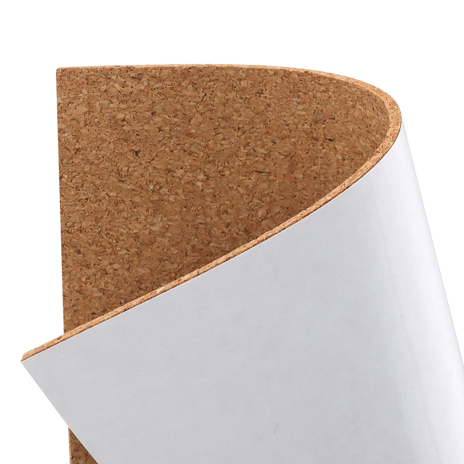 Lot de 36 carrés autocollants en liège de 15 x 15 cm, feuille arrière épaisseur 2 mm