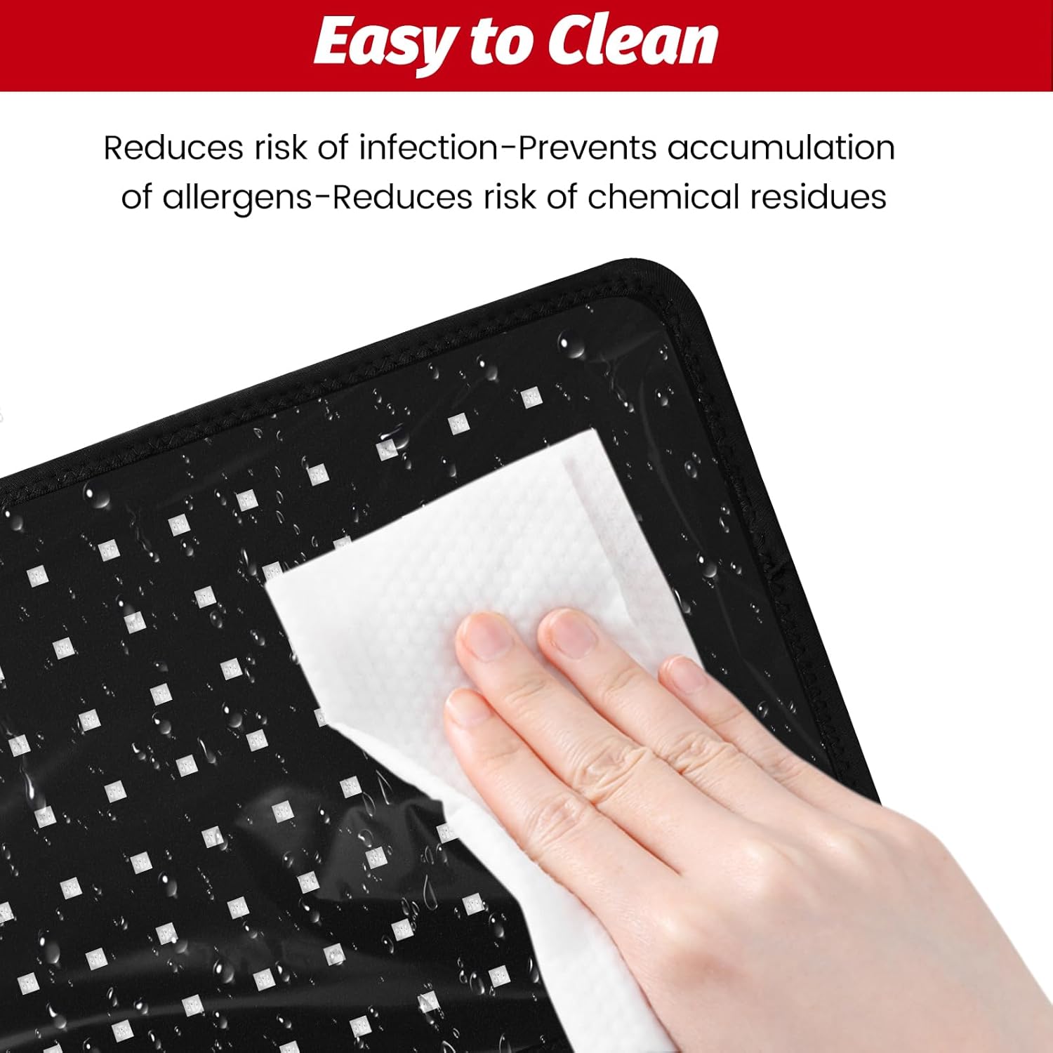 Red Light Therapy Pad for Body, 3-in-1 LED 660nm & 850nm Infrared Light Therapy Pad for Dogs, Shoulder, Back, Knee.with Timer Controller Gift for Women Men - Image 5