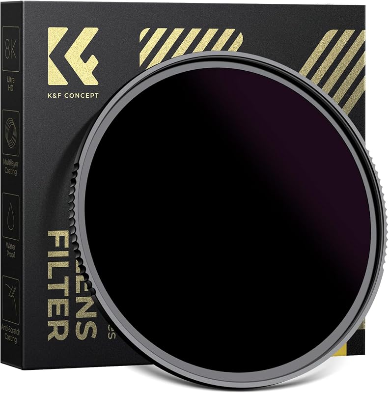 K&F CONCEPT 72mm ND100000(16.6 Stops) High Definition ND Lens Filter | Optical Glass Fixed Neutral Density Lens Filter with 28 Multi-Layer Coatings (Nano X Series) FN706