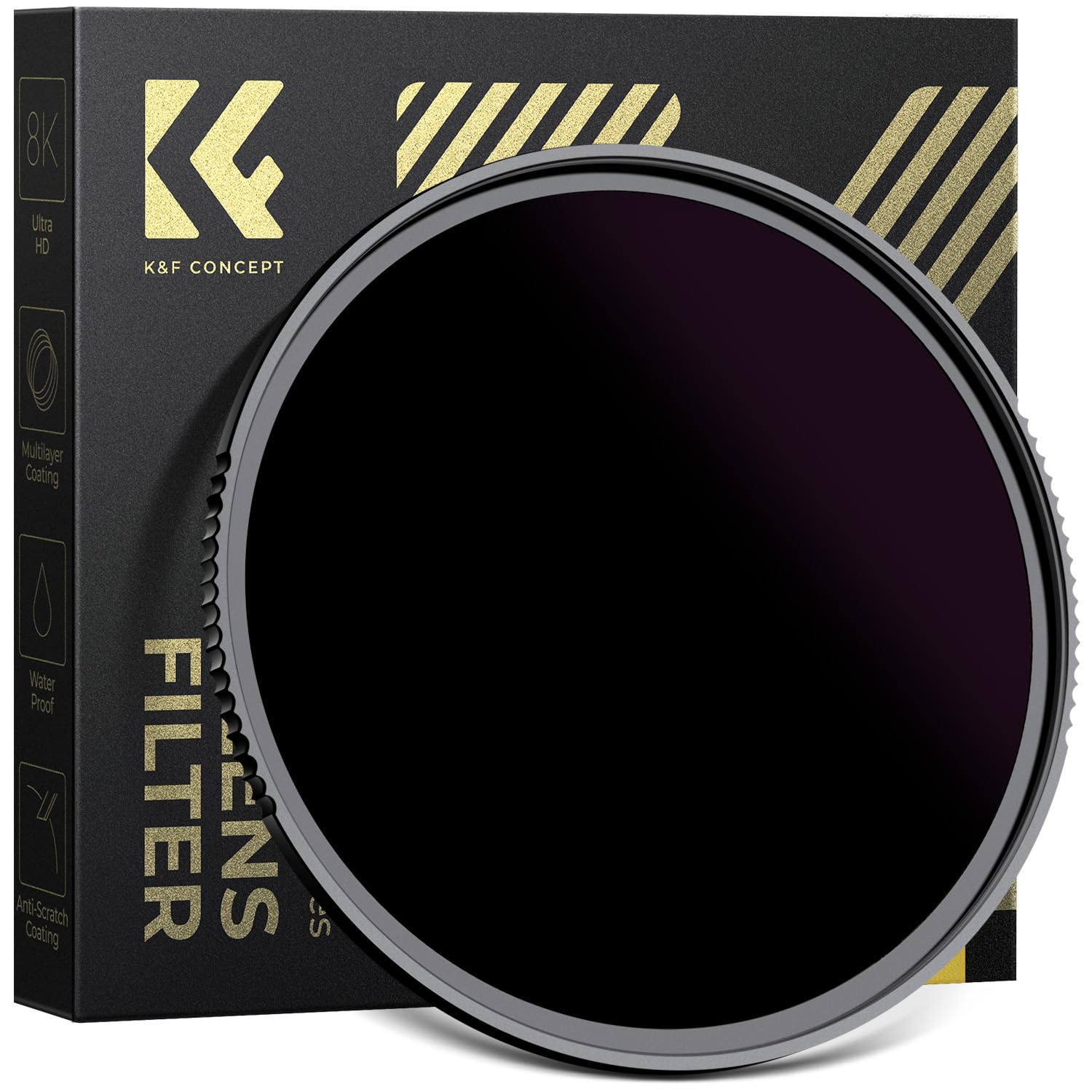 Amazon | K&F CONCEPT 67mm ND100000フィルター 日食撮影用 ND