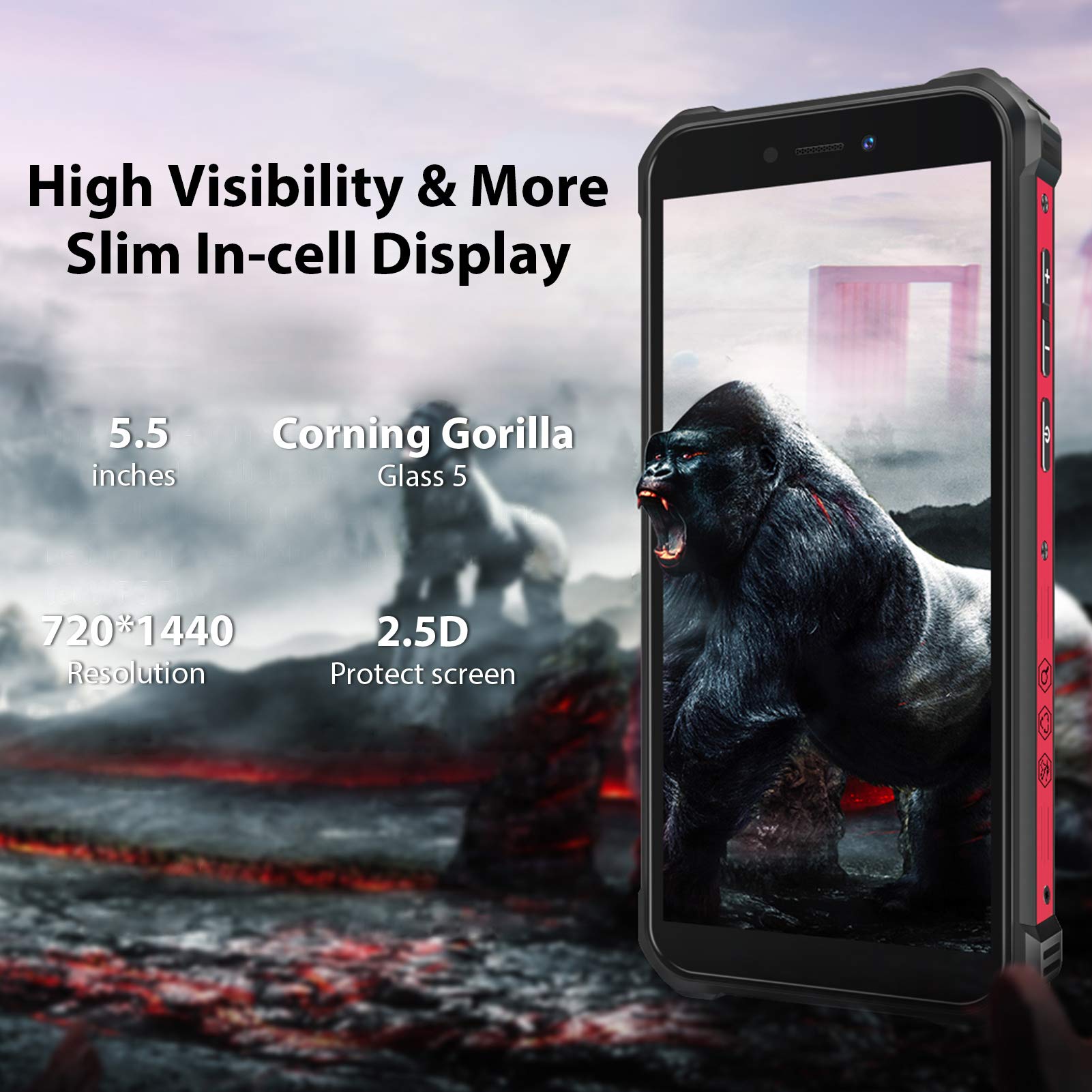 Amazon.com: OUKITEL WP5 Pro Rugged Cell Phone, 4GB+64GB Unlocked