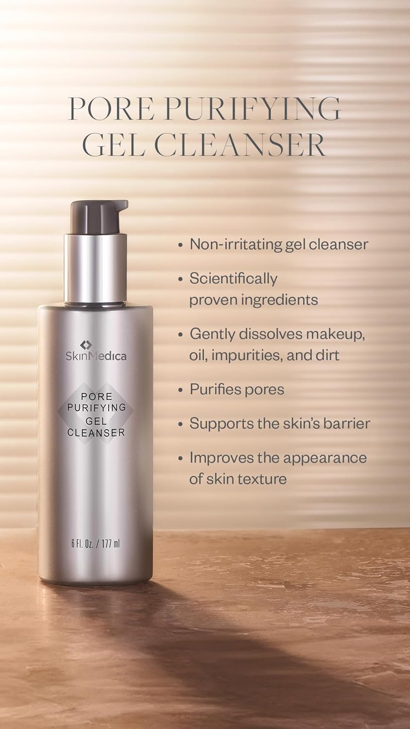 SkinMedica Pore Purifying Gel Cleanser - This Pore Cleaning Gel Cleanser with Clinically Proven Ingredients Dissolves Makeup, Oil, and Impurities, While Purifying Pores, 6 Fl Oz - Image 5