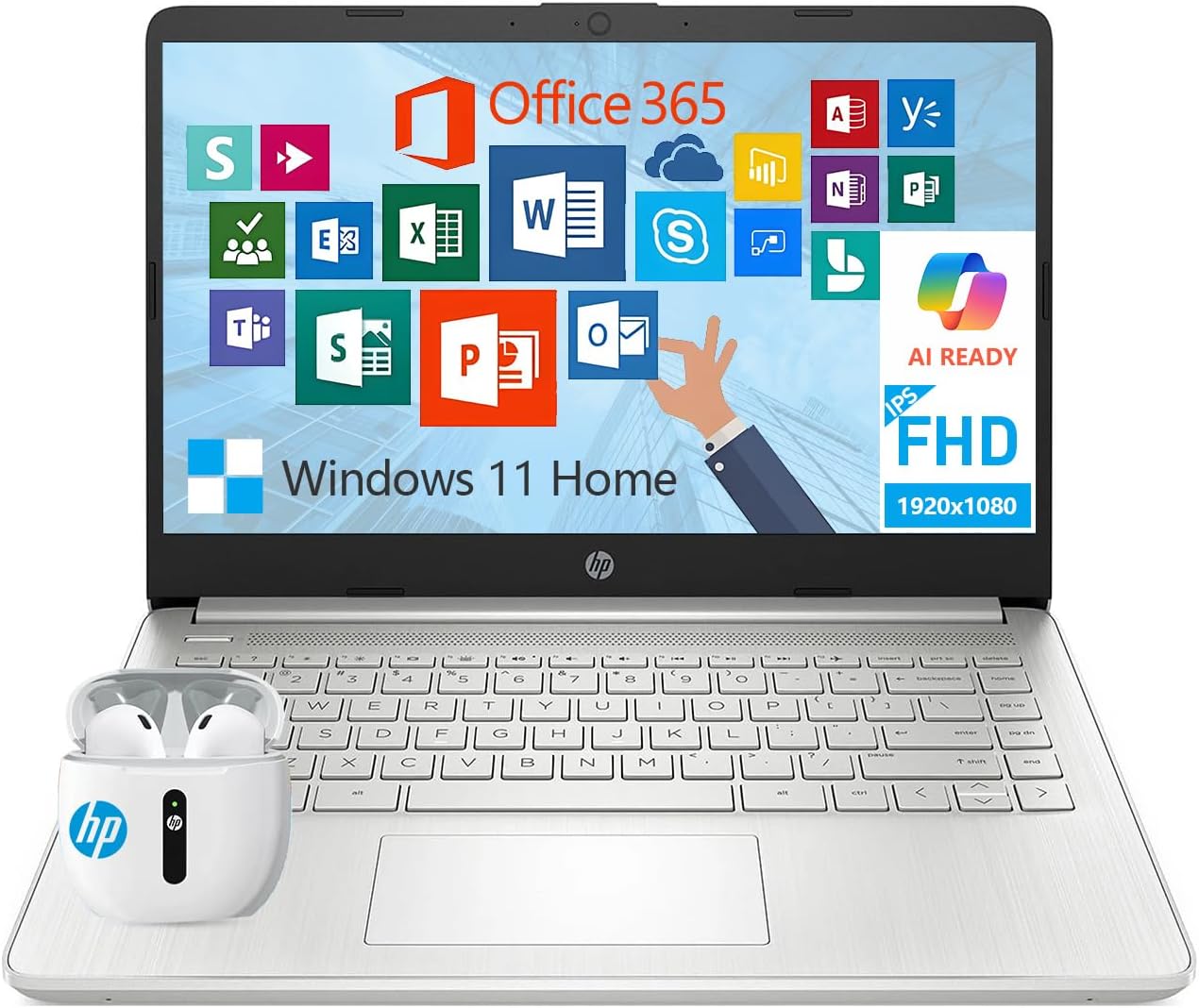 HP 14 Business Laptop Computer, 14″ FHD IPS Display, AMD Ryzen 3 3250U, Windows 11 Home, 12GB RAM, 512GB SSD, AMD Radeon Graphics, WiFi 5, HDMI, Type-C, SD Media Card Reader, Long Battery Life, PCS HP 14 Business Laptop Computer, 14″ FHD IPS Display, AMD Ryzen 3 3250U, Windows 11 Home, 12GB RAM, 512GB SSD, AMD Radeon Graphics, WiFi 5, HDMI, Type-C, SD Media Card Reader, Long Battery Life, PCS