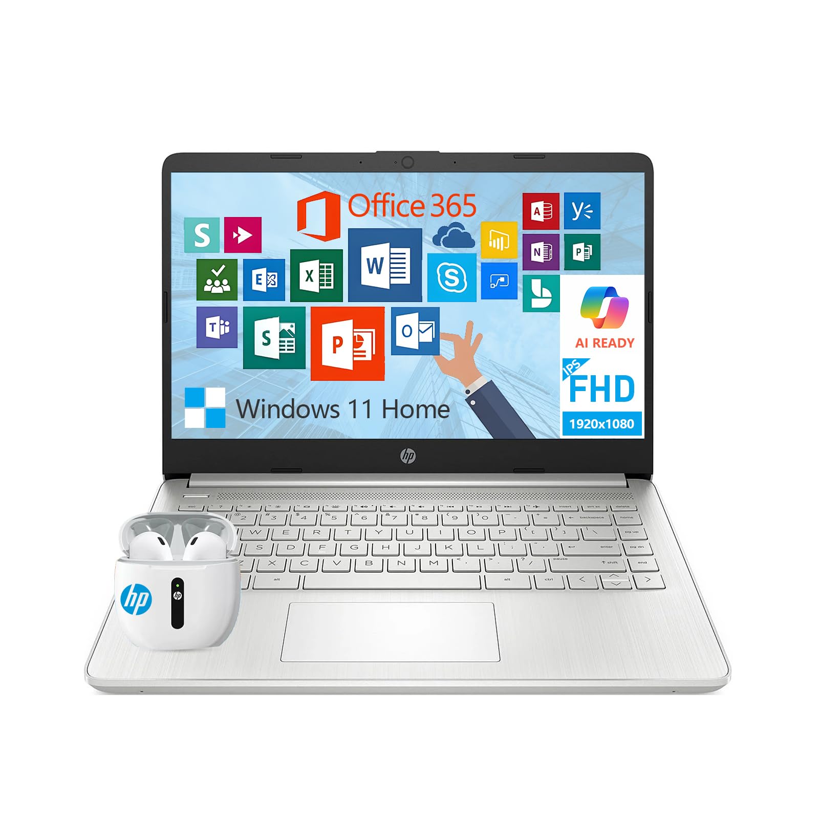 Amazon.com: HP 14 inch Laptop Computer, FHD IPS College Student 