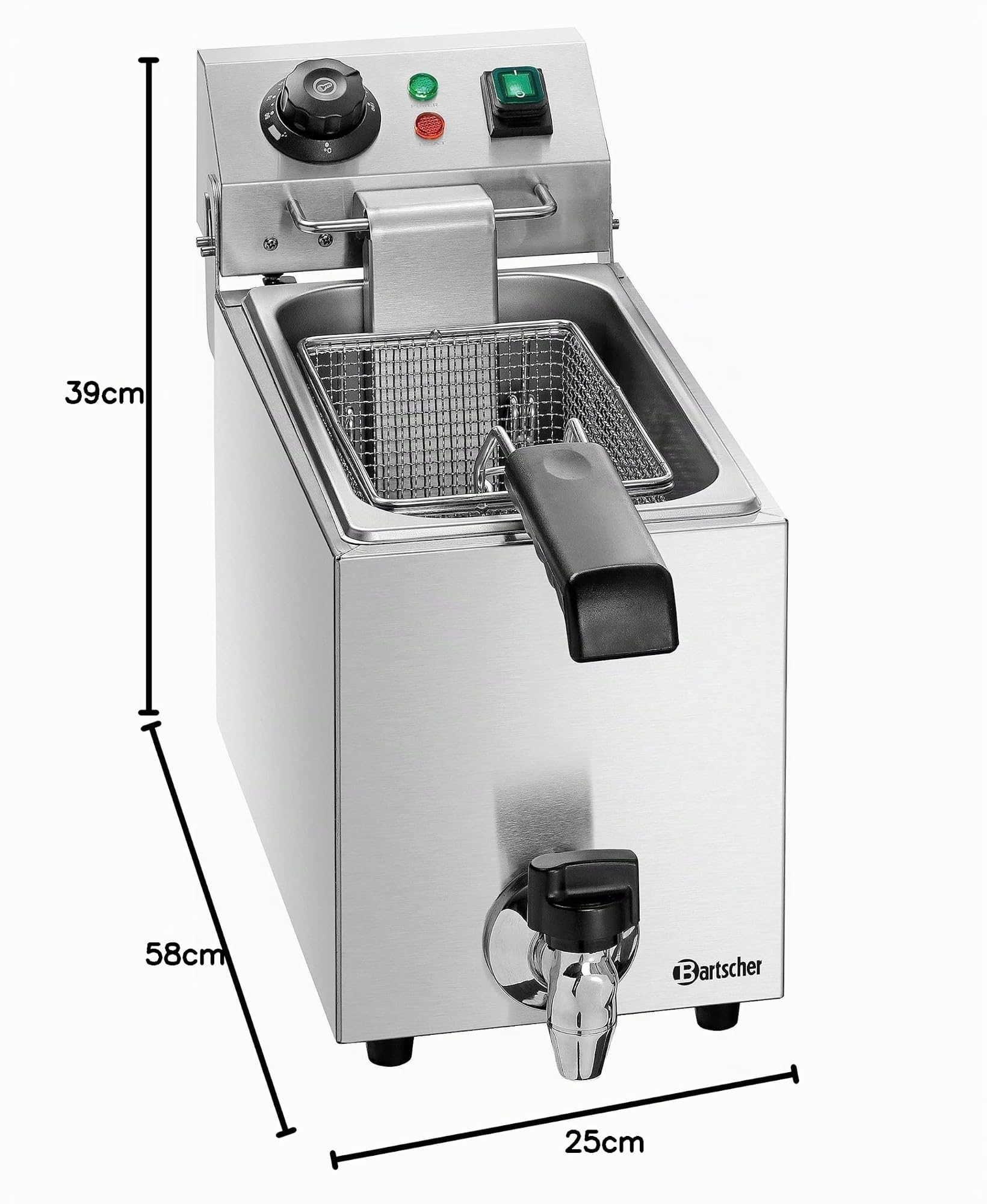 Friteuse Professionnelle Snack I Plus - 2,5 Litres - Bartscher