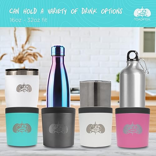 Miniatura 9 de Toadfish - Soporte universal para tazas antivolcado, portavasos Anchor, color verde azulado