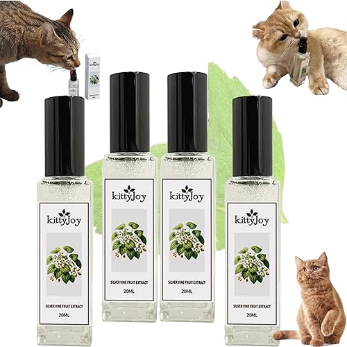 Miniatura 10 de Kitty Joy Herbal Cat Joy, Spray de hierbas para gatos, spray de hierba gatera para mascotas, spray de hierba gatera para gatos de interior, spray