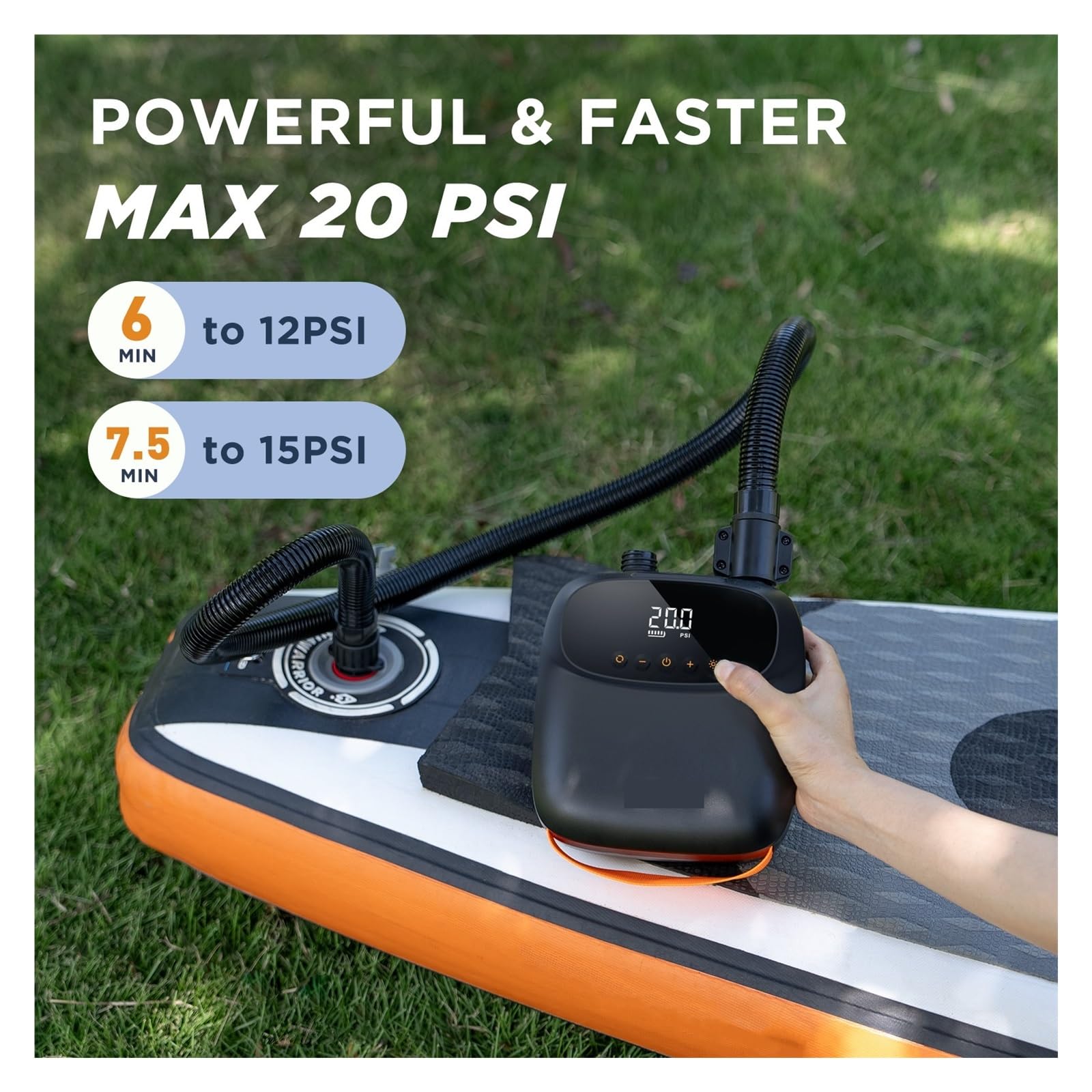 Pompa Ricaricabile, Accessori For Barche, Stand Up Paddle, Gonfiabile In PVC Senza Fili For Kayak, Surf, Kite, Materassino, Tenda Inflazione Rapida