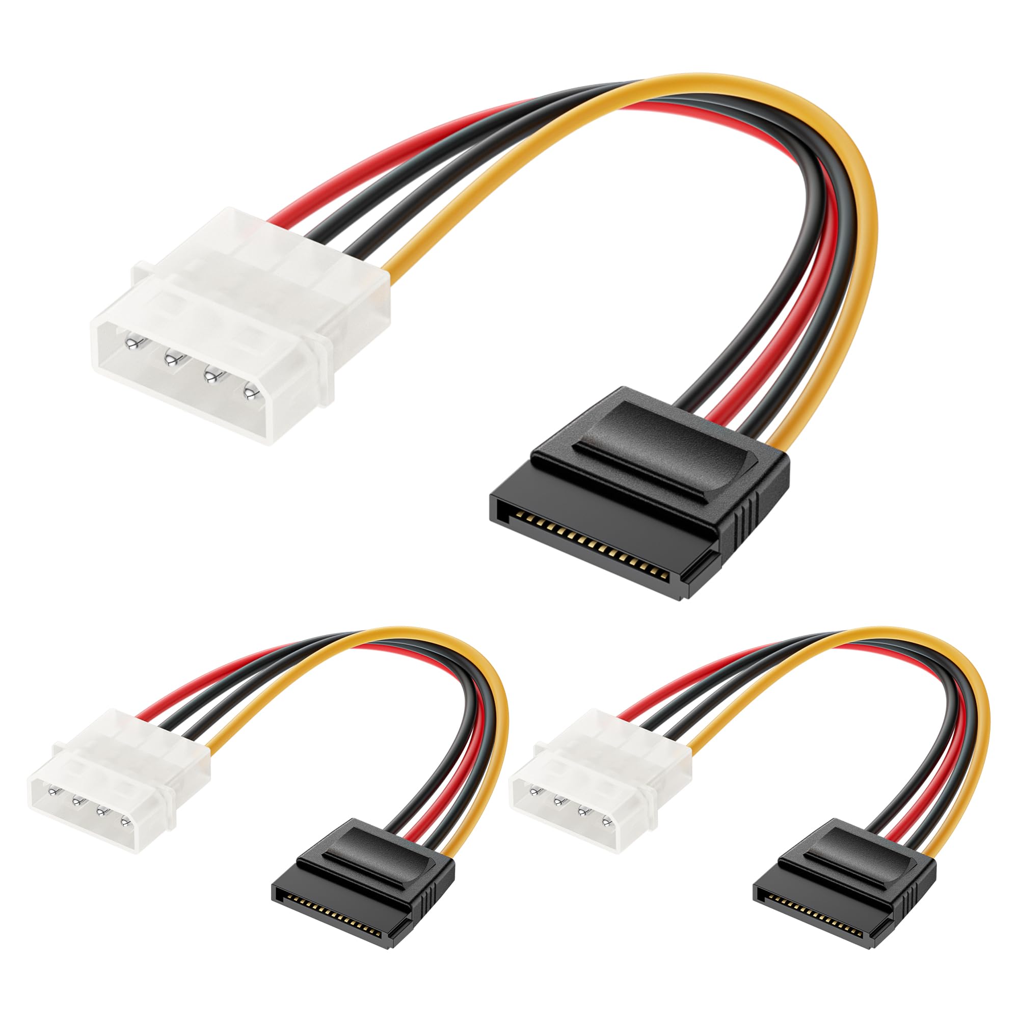 super73RX用 コントローラ　ケーブル付き Amazon.co.jp: Cable Matters 3本セット モレックス SATA 電源ケーブル パーツ