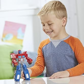 Transformers Toys Heroes and Villains Optimus Prime and Megatron 2-Pack, 17.5 cm, Action Figures For Boys And Girls Ages 6 and Up