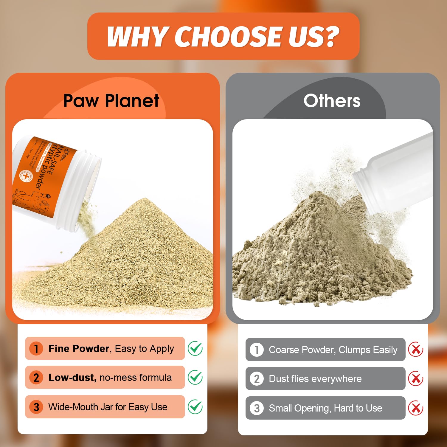 PAW PLANET Styptic - Polvo para perros y gatos con kit de cortaúñas, 49,90 g | Para recortar uñas, fácil aplicación de polvo, adecuado para rutinas de aseo doméstico