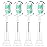 Aoremon Replacement Heads for Philips Sonicare C2 C1-4Pcs Brush Heads Compatible with All Phillips Sonicare Click-on Eltectric Toothbrush Model