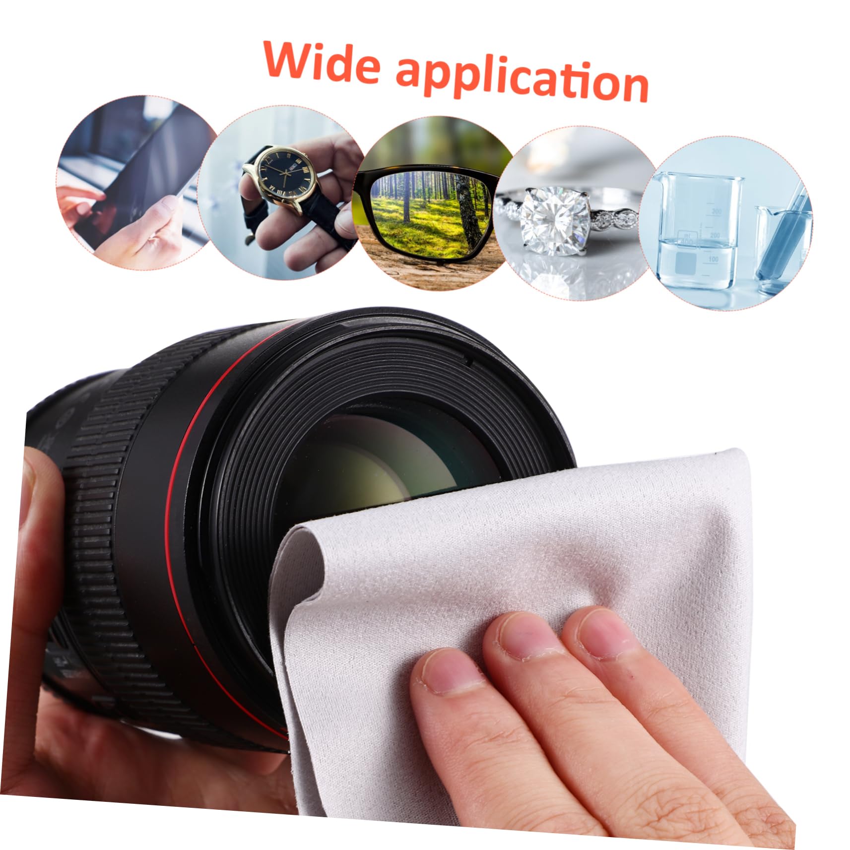 FOMIYES 20piezas Kit De Limpieza Completo Paños Microfibra Para Limpiar Pantallas y Gafas Fuerte Absorción De Agua y Fácil De Lavar