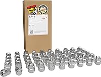 Vista 16 de Wheel Accessories Parts 20 piezas M12x1.5 12x1.5 rosca estilo OEM tuercas de rueda de 1.38" de largo cromadas 3/4" 19mm hexagonal se ajustan a