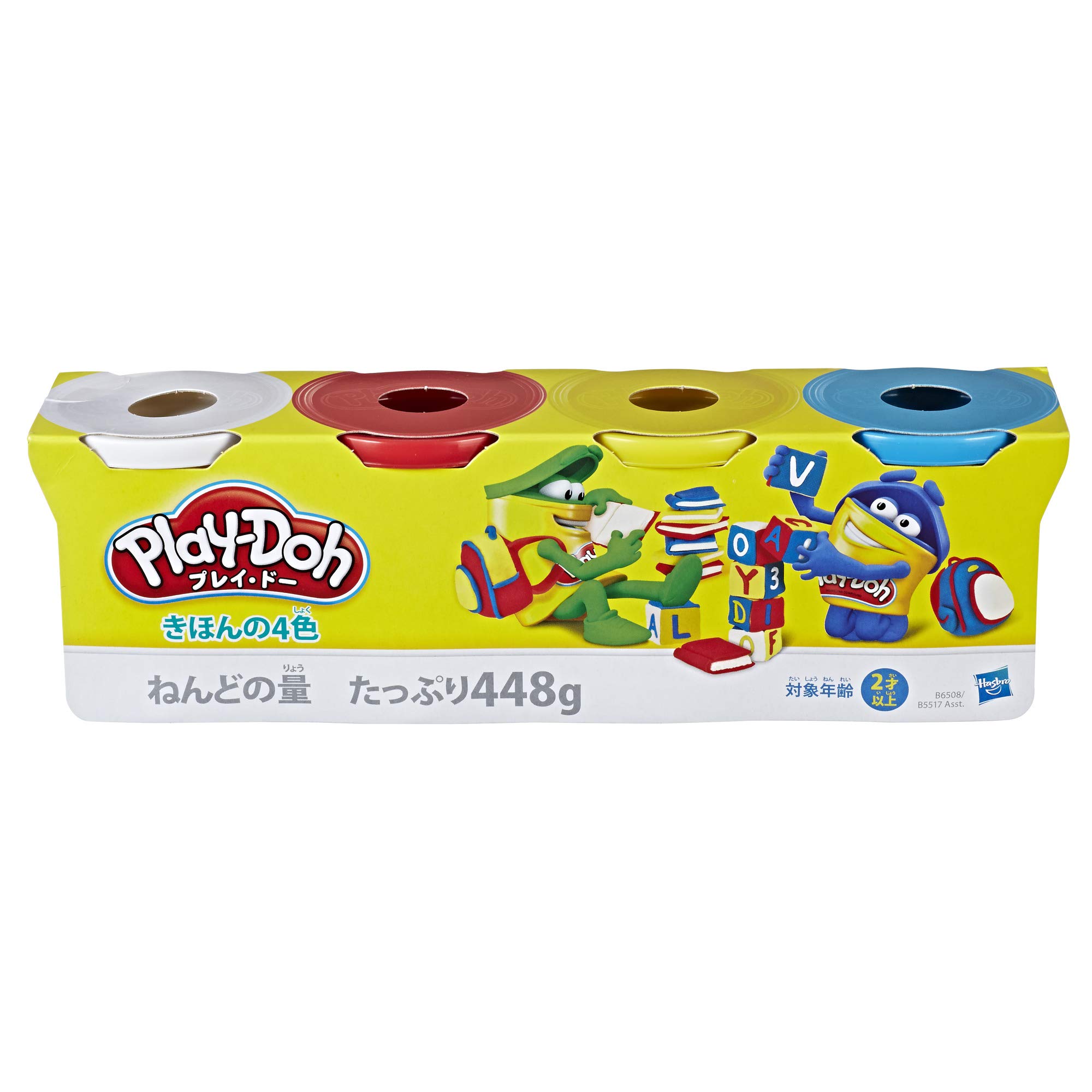 Amazon.co.jp: ハズブロ(HASBRO) プレイ・ドー きほんの4色