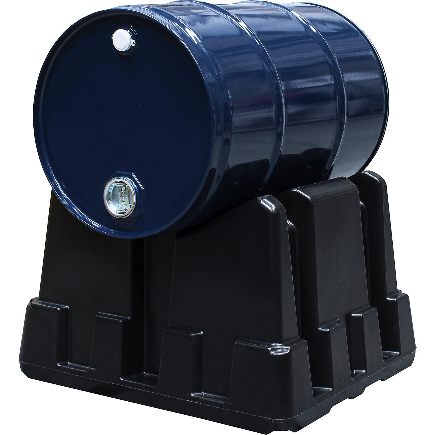 kaiserkraft | Universal-Fassbock aus PE | für 60- und 200-l-Fass | Schwarz