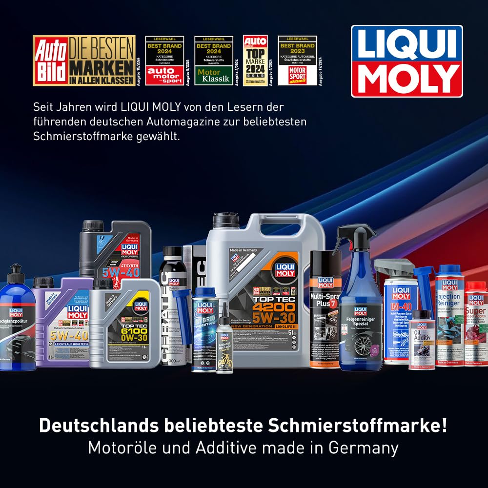 LIQUI MOLY Top Tec 4200 5W-30 New Generation | 1 L | Synthesetechnologie Motoröl | Art.-Nr.: 3706, farblos 1 Liter Motoren Öl - 4