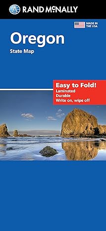 cover of the rand mcnally oregon state folding map