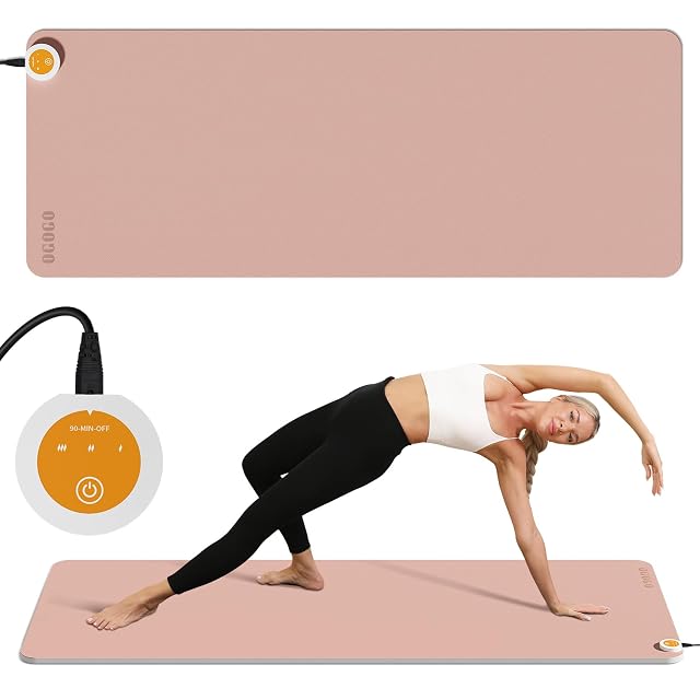 Heating yoga mat warm yoga pad more comfortable fitness mat in winter yoga and meditation bio-mat