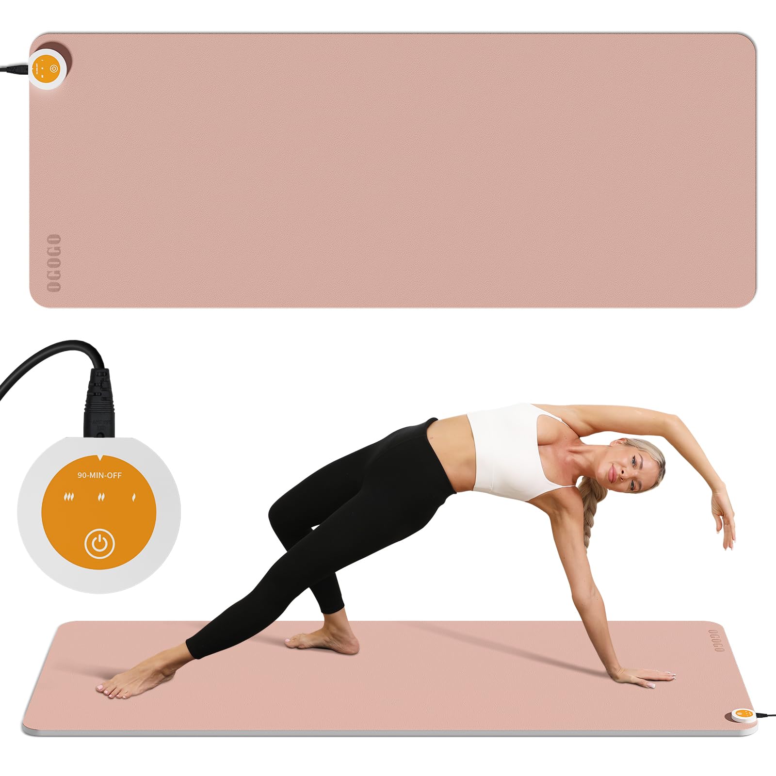 Heating yoga mat warm yoga pad more comfortable fitness mat in winter yoga and meditation bio-mat