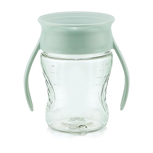 WOW CUP for Baby 360 Trainer - Vaso para sorber, 7 onzas, 7.0 fl oz (verde tranquilo)