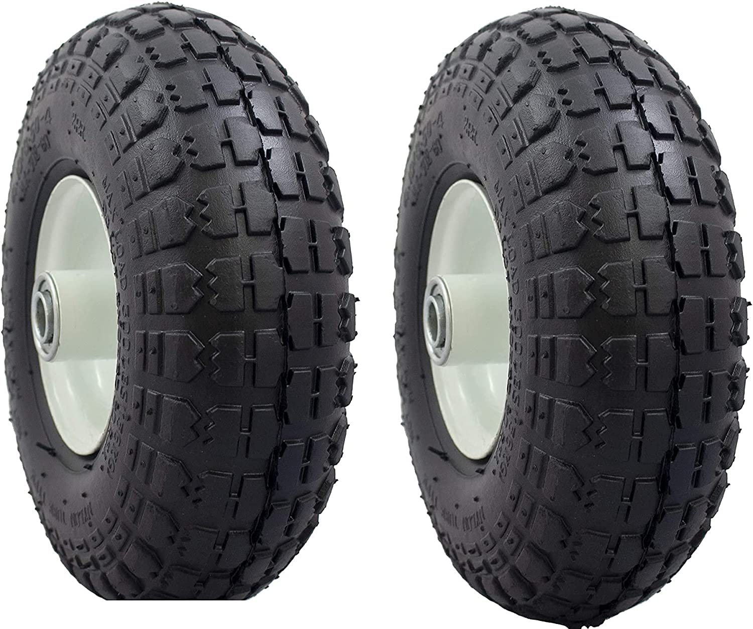 2 Pack 10Inch Tires and Wheels 4.10/3.504 Replacement