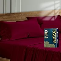 Vista 27 de Mayfair Linen Fundas de Almohada Premium de Algodón Egipcio Tamaño Estándar/Queen Juego de 4 - Fundas de Almohada de Algodón de Lujo de 1500 Cuenta