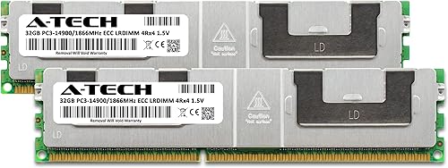 Miniatura 2 de A-Tech Kit de 64 GB (2 x 32 GB) RAM para Supermicro SUPER H8SGL-F, X9DAX-iTF, X9DR7-LN4F-JBOD, X9DRG-HF+II, X9DRW-3LN4F+, X9SRi | DDR3 1866MHz