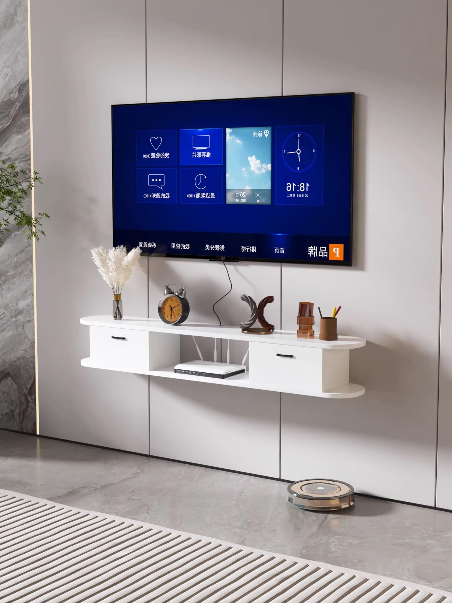 Console TV in legno Console multimediale for soggiorno camera da letto